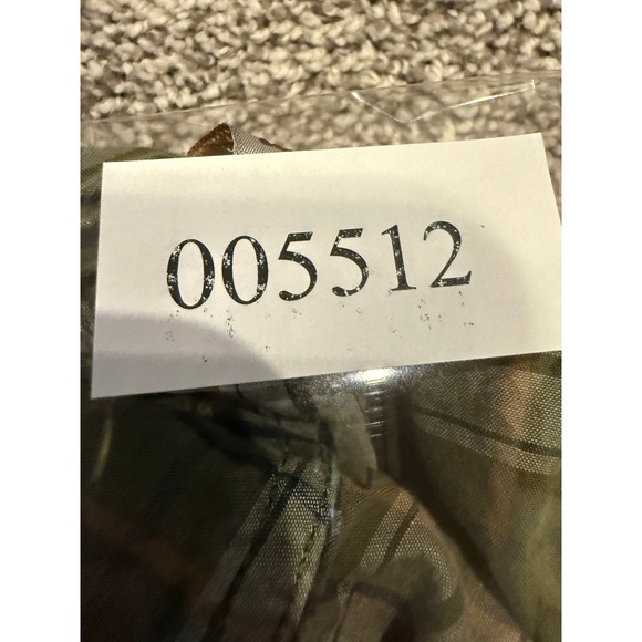 Carhartt Mens‎ Plaid Short Sleeve Button Down Shirt Olive Green Large - Picture 8 of 8